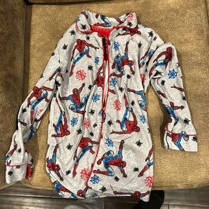 Kid Boy’s Spiderman Long Sleeve Pajama Top